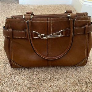 Authentic Coach Hampton Leather Handbag